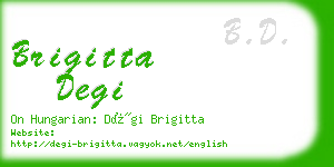 brigitta degi business card